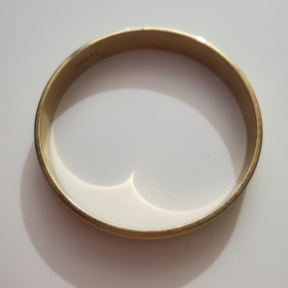 💛 Vintage 1990s 90s J.Crew Yellow Enamal Skinny Bangle Bracelet 💛 - Picture 15 of 16